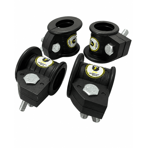 Kit 20 Presilha Injetada 30mm para Barra Pump Borboleta Trava Anilha Estúdio Academia Musculação