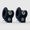 Ver imagem 2 de Kit 20 Presilha Injetada 30mm para Barra Pump Borboleta Trava Anilha Estúdio Academia Musculação