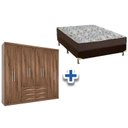 Ver imagem 1 de Cama Box Casal + Colchão D45 Ortobom + Guarda Roupa Master 8.6 Demolição