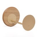 Ver imagem 4 de Mesa Lateral Sait 40 Cm X 67 Cm Tauari/dourado