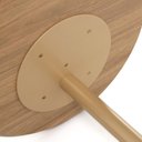 Ver imagem 6 de Mesa Lateral Sait 40 Cm X 67 Cm Tauari/dourado