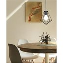 Ver imagem 4 de Lustre Pendente Moderno Aramado Diamante Preto