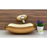 Kit Cuba Abaulada Dourado 45cm + Torneira Cascata Vidro + Válvula Click Banheiro - 2