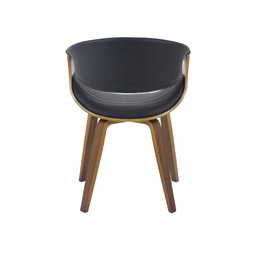 Cadeira Nicole com Assento Ergonômico em Pu e Estrutura em Madeira, Design Moderno e Confortável - 5