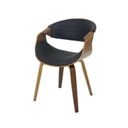 Cadeira Nicole com Assento Ergonômico em Pu e Estrutura em Madeira, Design Moderno e Confortável - 1