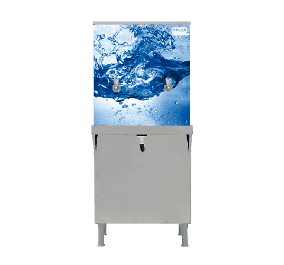 Bebedouro Industrial Adesivado de Coluna 50 Litros Inox Blue Bebedouros Bbc50lad 127v - 1