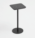 Ver imagem 1 de Mesa de Apoio Tokka - Tampo Ebano - Base Aço Carbono - Altura 50cm