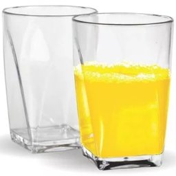 Copo Acrílico Cozinha Casa Suco Kit Com 8 Pçs 280ml - 6