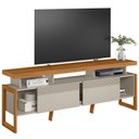 Ver imagem 5 de Rack para Sala de Estar Tv 70 Pol 180cm Esmirna L05 Nature Off White - Lyam Decor