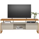 Ver imagem 3 de Rack para Sala de Estar Tv 70 Pol 180cm Esmirna L05 Nature Off White - Lyam Decor