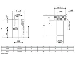 Calço Regulável - 60mm - Modelo Cr-0017/02 - 4