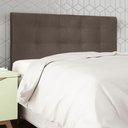 Ver imagem 2 de Cabeceira Estofada Cama Box Queen 160 Cm Irlanda Suede Marrom