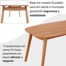 Conjunto Sala de Jantar Mesa Tampo MDF com 6 Cadeiras Ceci - 9