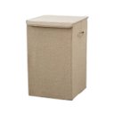 Ver imagem 1 de Cesto de Roupas Organizador Dobrável Multiuso Lavanderia Banheiro:bege