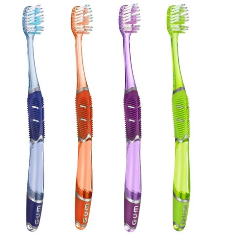 Escova Dental Technique Deep Clean Macia - Cor Sortida - 3 Unidades Sunstar 525cp