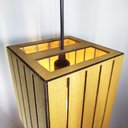 Ver imagem 2 de Luminária Teto Pendente Lustre Madeira MDF Rústica Freijó Bivolt Marrom Dimerizável