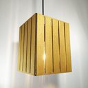 Ver imagem 3 de Luminária Teto Pendente Lustre Madeira MDF Rústica Freijó Bivolt Marrom Dimerizável