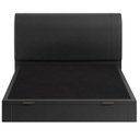 Ver imagem 3 de Cama Queen Baú Flutuante com Cabeceira 160cm Spazio S04 Couríssimo Preto - Lyam Decor