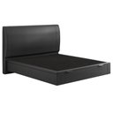 Ver imagem 1 de Cama Queen Baú Flutuante com Cabeceira 160cm Spazio S04 Couríssimo Preto - Lyam Decor