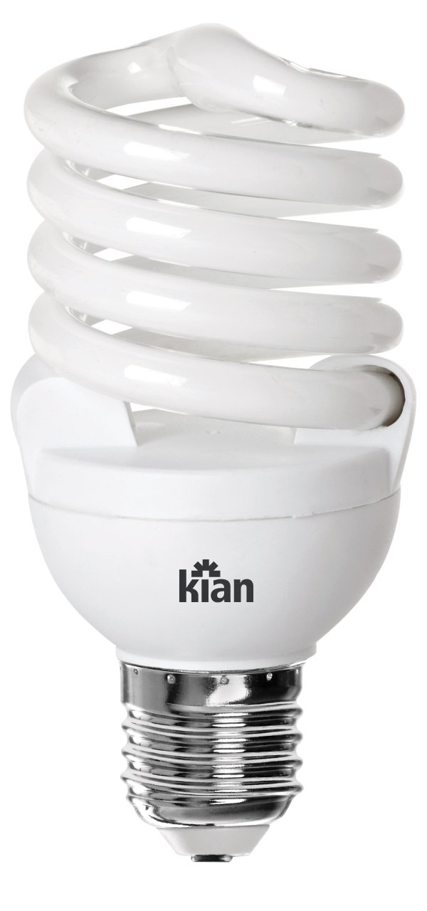 Kit 10 Lâmpadas Eletrônicas Espirais 25w 127v T2 E27 Kian - 2