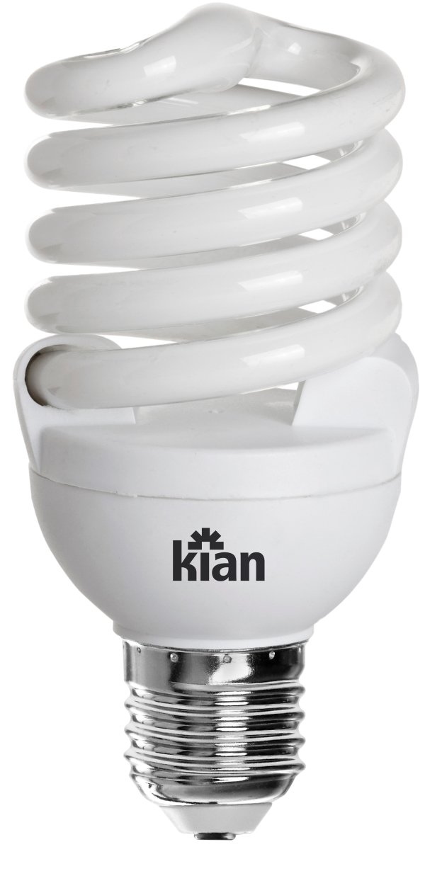Kit 10 Lâmpadas Eletrônicas Espirais 25w 127v T2 E27 Kian - 1