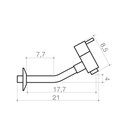 Ver imagem 4 de Torneira Black preto fosco média metal de parede Civitt