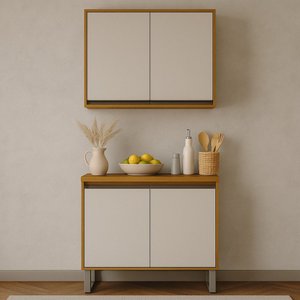 Kit de Cozinha Nala 2 Peças - Aereo + Balcão