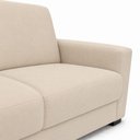 Ver imagem 2 de Sofá Namoradeira 3 Lugares 200cm Bege Suede Black House