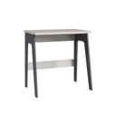 Ver imagem 7 de Conjunto Escritório Home Office Primazzia 03 Peças Escrivaninhas com Estante Grafite Off White Cinza