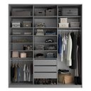 Ver imagem 4 de Closet Casal 100% MDF BP 208,5cm 3 Gavetas Sion