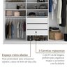 Closet Casal 100% MDF BP 208,5cm 3 Gavetas Sion - 14