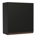 Ver imagem 1 de Armário de Cozinha Aéreo 60 cm 1 Porta Preto Reims Madesa