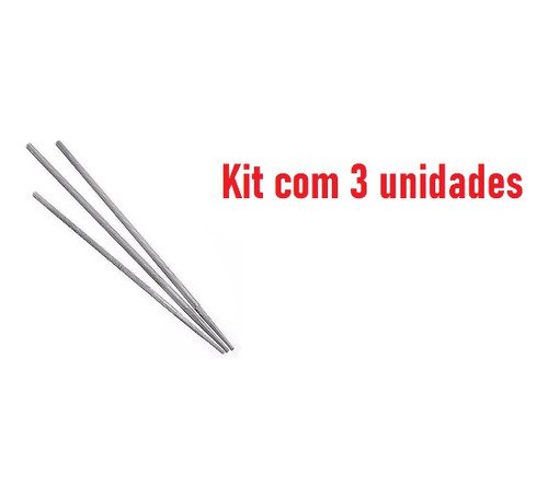 Lima P/ Amolar Afiar Dentes Corrente da Motoserra 3pç 8x5/32 - 3