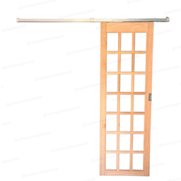 Porta Quadriculada de Correr 210x70 com Kit Aluminio - 1