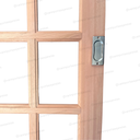 Ver imagem 2 de Porta Quadriculada de Correr 210x70 com Kit Aluminio