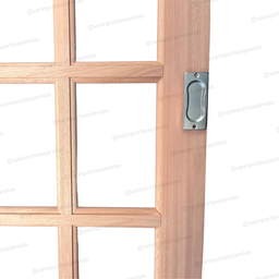 Porta Quadriculada de Correr 210x70 com Kit Aluminio - 2