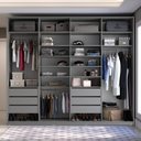 Ver imagem 1 de Closet Casal 100% MDF BP 277cm 6 Gavetas Sion