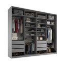 Ver imagem 5 de Closet Casal 100% MDF BP 277cm 6 Gavetas Sion