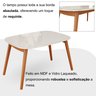 Conjunto Sala de Jantar Mesa Tampo Vidro/MDF com 4 Cadeiras Ceci - 8