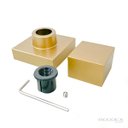 Ver imagem 4 de Acabamento Metal Dourado Slim 1/2 A 1 + Conversor Docol