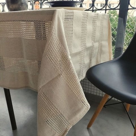 Toalha de Mesa Algodão Cru Elegance Retangular 1,50 X 2,20