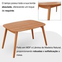 Ver mais imagens de Conjunto Sala de Jantar Mesa Tampo MDF com 4 Cadeiras Ceci Yescasa Marrom