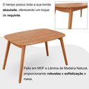 Ver mais imagens de Conjunto Sala de Jantar Mesa Tampo MDF com 4 Cadeiras Ceci Yescasa
