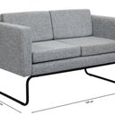 Ver imagem 3 de Sofá Fixo 2 Lugares para Sala de Estar