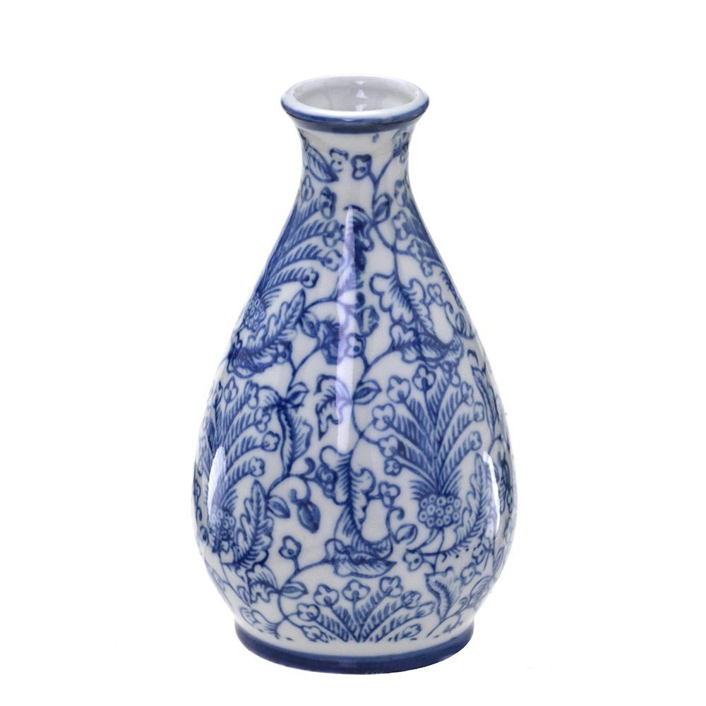 Mini Vaso de Cerâmica Portuguesa Decorativo Colonial Vintage Espressione Vaso Cerâmico Decorativo Co - 1