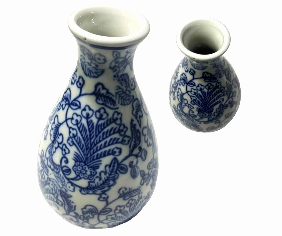 Mini Vaso de Cerâmica Portuguesa Decorativo Colonial Vintage Espressione Vaso Cerâmico Decorativo Co - 3