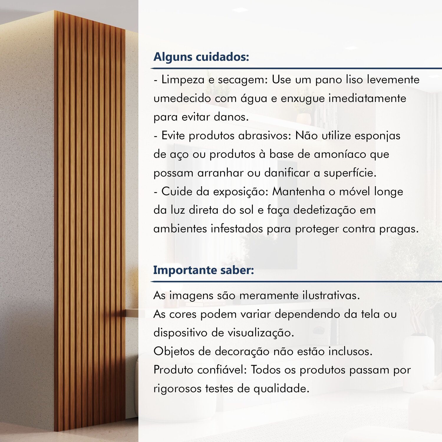 Painel Ripado Milão 2,50x0,58x3,3mm(1,45)m² Ecorevest - 10