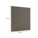 Ver imagem 3 de Painel para TV até 85 Polegadas de MDF 270cm x 260cm Cinza