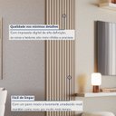 Ver imagem 5 de Painel Ripado Milão 2,50x0,58x3,3mm(1,45)m² Ecorevest Bege