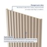Painel Ripado Milão 2,50x2,32x3,3mm(5,8)m²  Ecorevest - 6
